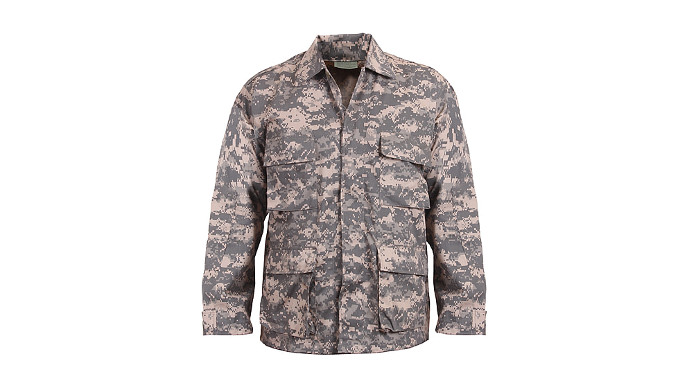 Rothco Digital Camo BDU Shirts, ACU Digital Camo, 2XL, 8696-ACUDigitalCamo-2XL