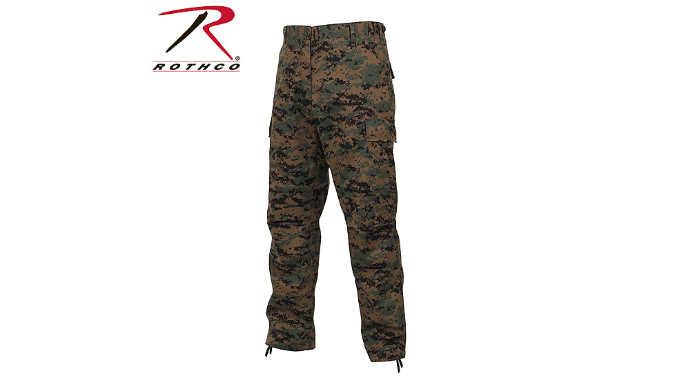 Rothco Digital Camo Tactical BDU Pants, Subdued Urban Digital Camo, XS, 9620-SubduedUrbanDigitalCamo-XS