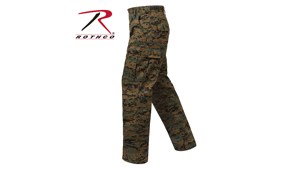 Rothco Digital Camo Tactical BDU Pants, Subdued Urban Digital Camo, XS, 9620-SubduedUrbanDigitalCamo-XS