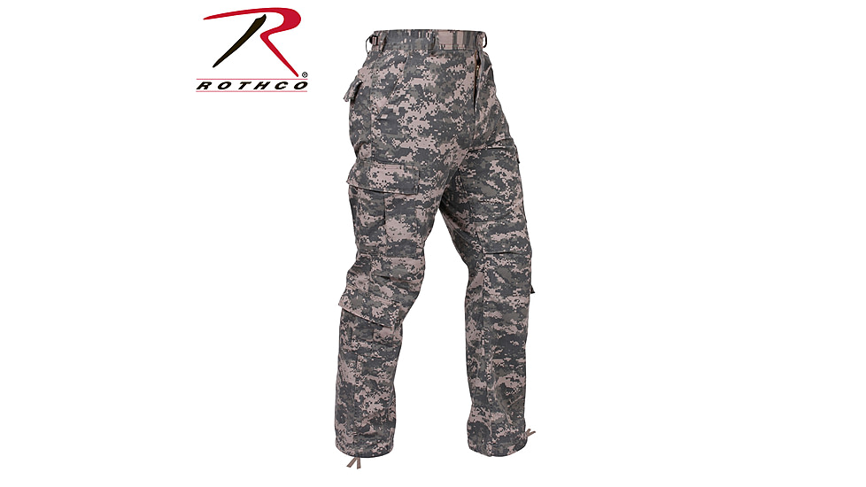 Rothco Digital Camo Tactical BDU Pants, Subdued Urban Digital Camo, XS, 9620-SubduedUrbanDigitalCamo-XS