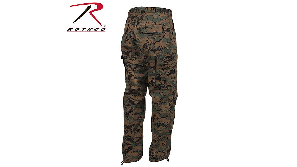 Rothco Digital Camo Tactical BDU Pants, Subdued Urban Digital Camo, XS, 9620-SubduedUrbanDigitalCamo-XS