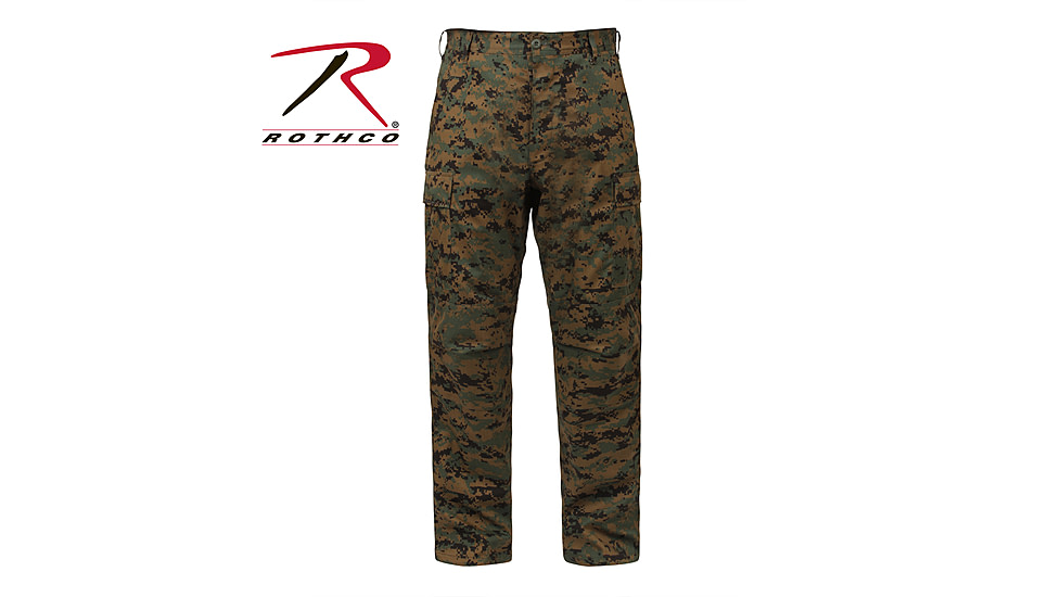 Rothco Digital Camo Tactical BDU Pants, Subdued Urban Digital Camo, XS, 9620-SubduedUrbanDigitalCamo-XS