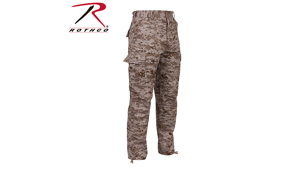 Rothco Digital Camo Tactical BDU Pants, Subdued Urban Digital Camo, XS, 9620-SubduedUrbanDigitalCamo-XS