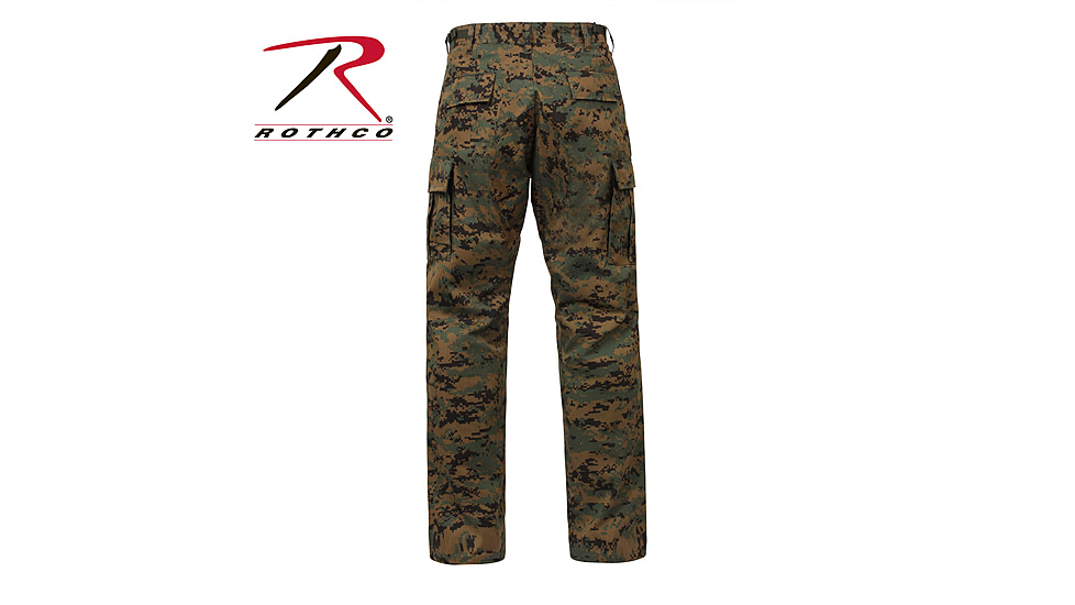 Rothco Digital Camo Tactical BDU Pants, Subdued Urban Digital Camo, XS, 9620-SubduedUrbanDigitalCamo-XS