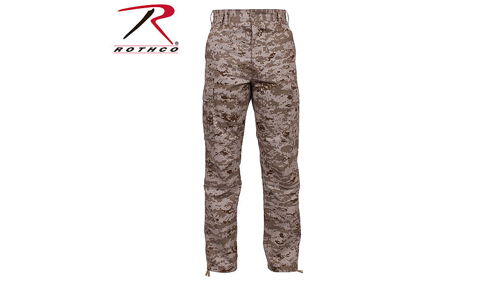 Rothco Digital Camo Tactical BDU Pants, Subdued Urban Digital Camo, XS, 9620-SubduedUrbanDigitalCamo-XS