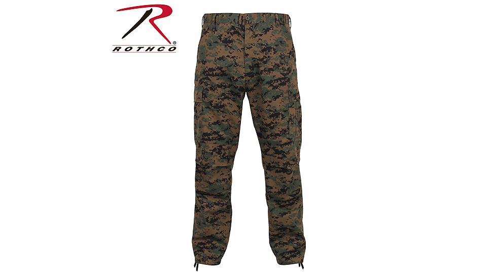 Rothco Digital Camo Tactical BDU Pants, Subdued Urban Digital Camo, XS, 9620-SubduedUrbanDigitalCamo-XS