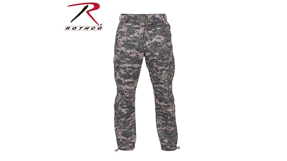 Rothco Digital Camo Tactical BDU Pants, Subdued Urban Digital Camo, XS, 9620-SubduedUrbanDigitalCamo-XS