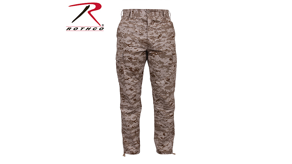 Rothco Digital Camo Tactical BDU Pants, Subdued Urban Digital Camo, XS, 9620-SubduedUrbanDigitalCamo-XS