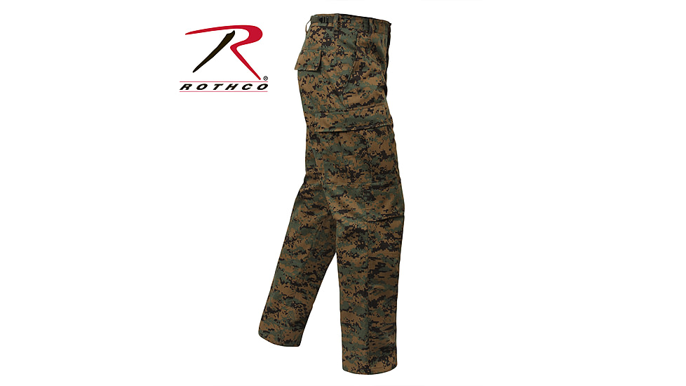 Rothco Digital Camo Tactical BDU Pants, Subdued Urban Digital Camo, XS, 9620-SubduedUrbanDigitalCamo-XS