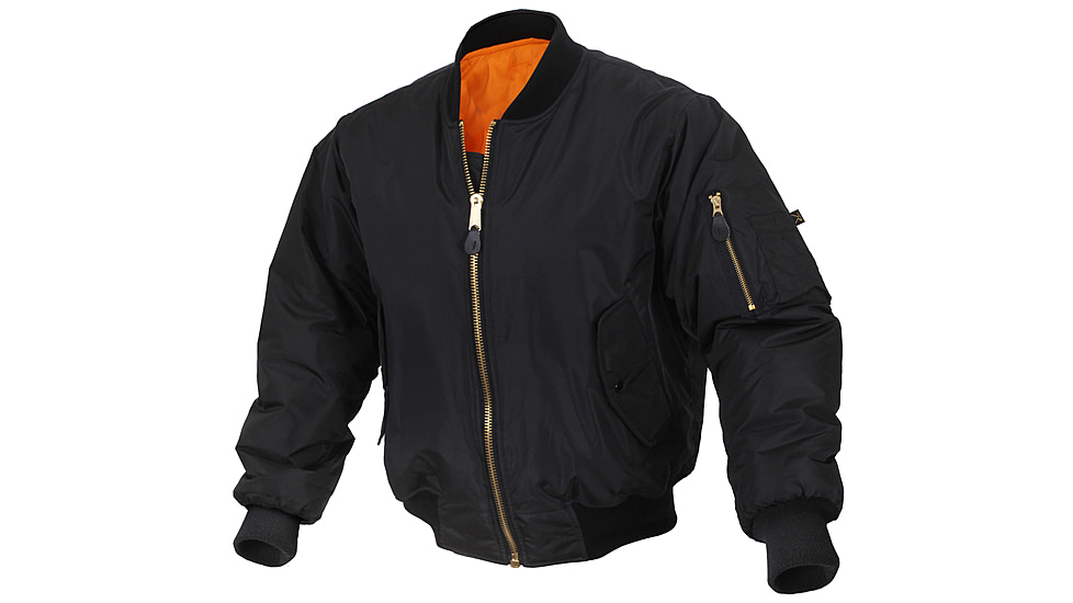 Rothco Enhanced Nylon MA-1 Flight Jacket, Sage Green, XL, 2860-SageGreen-XL