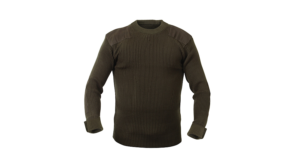 Rothco G.I. Style Acrylic Commando Sweater, Olive Drab, Small, 6347-OliveDrab-S