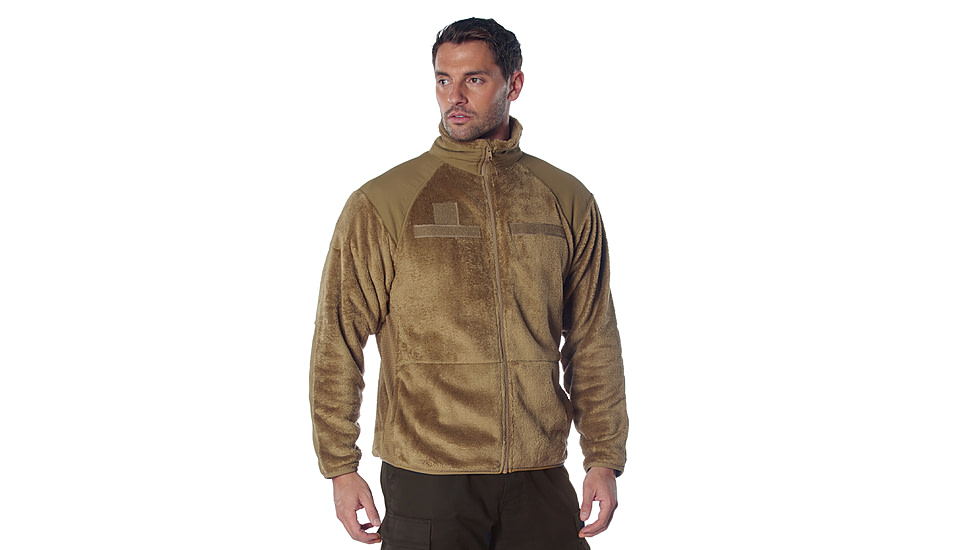 Rothco Generation III Level 3 ECWCS Fleece Jacket, Coyote Brown, XL, 9734-XL