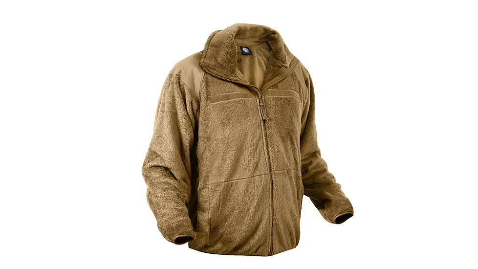 Rothco Generation III Level 3 ECWCS Fleece Jacket, Coyote Brown, XL, 9734-XL