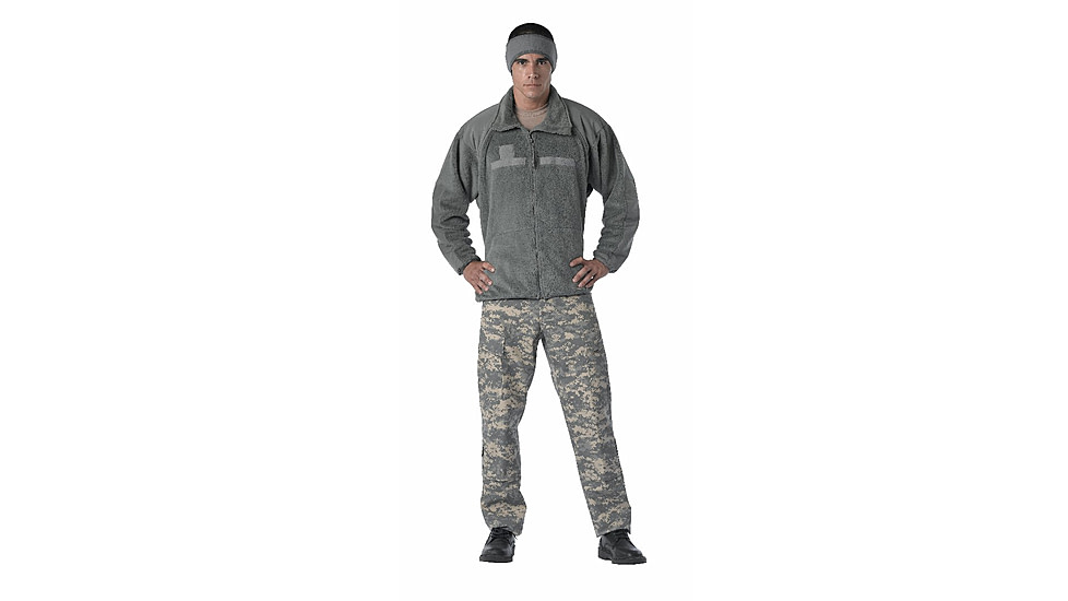 Rothco Generation III Level 3 ECWCS Fleece Jacket - Men's, Olive Drab, Small, 97390-OliveDrab-S