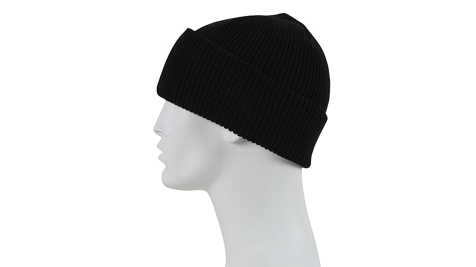 Rothco Genuine G.I. Wool Watch Cap, Mens, Black, One Size, 8492