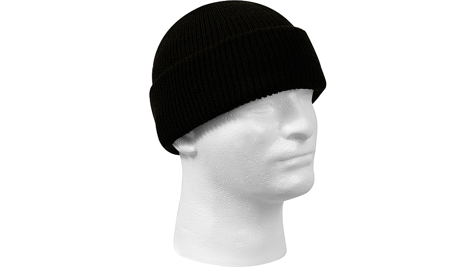 Rothco Genuine G.I. Wool Watch Cap, Mens, Black, One Size, 8492