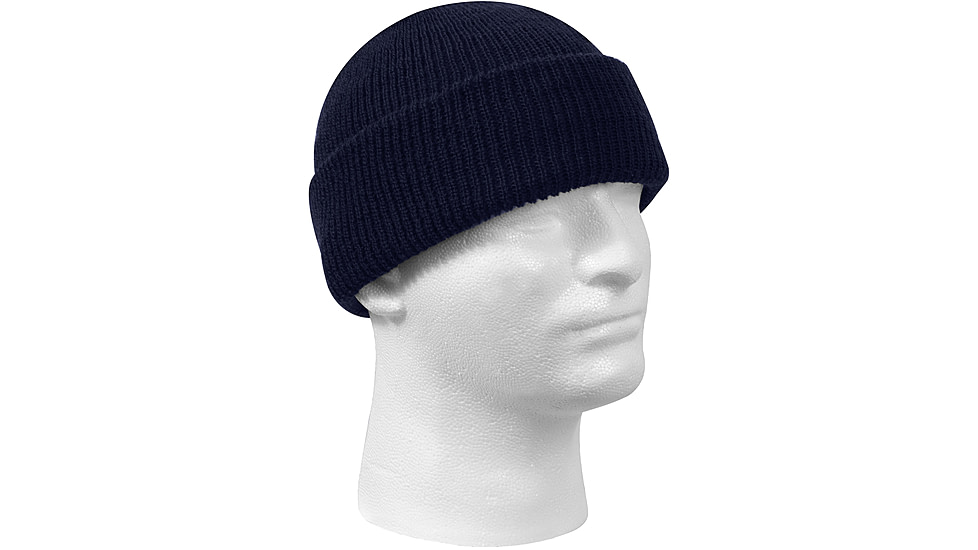 Rothco Genuine G.I. Wool Watch Cap, Mens, Navy Blue, One Size, 8493