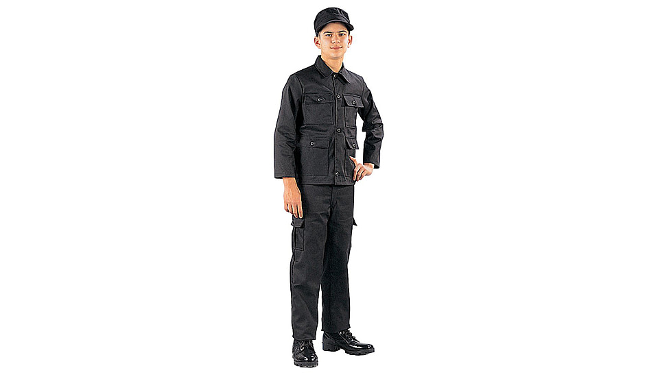 Rothco Kids BDU Pants, Black, 4, 6794-Black-4