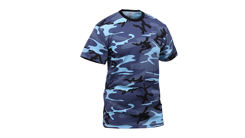 Rothco Kids Camo T-Shirts, Sky Blue Camo, M, 6707-SkyBlueCamo-M