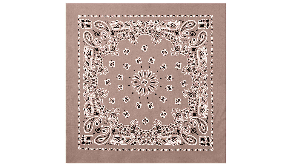 Rothco Large Trainmen Bandanas 27 Inch, Khaki, 4349-Khaki