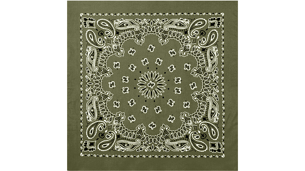 Rothco Large Trainmen Bandanas 27 Inch, Olive Drab, 4349-OliveDrab