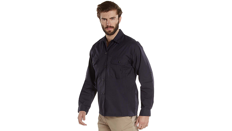 Rothco Lightweight Tactical Shirt - Mens, Midnight Navy Blue, Small, 10735-MidnightNavyBlue-S