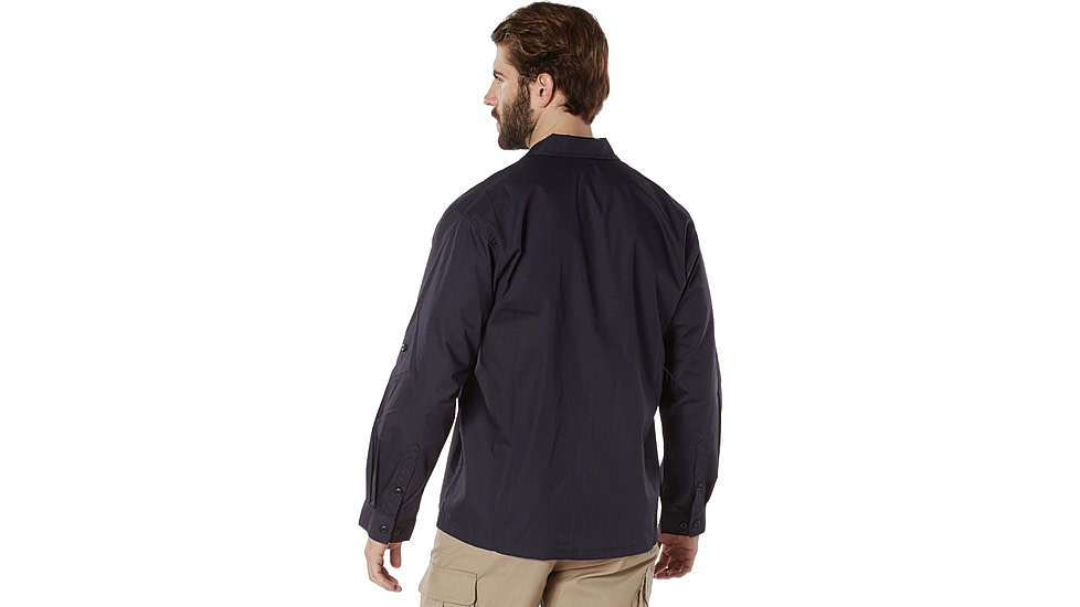 Rothco Lightweight Tactical Shirt - Mens, Midnight Navy Blue, Small, 10735-MidnightNavyBlue-S