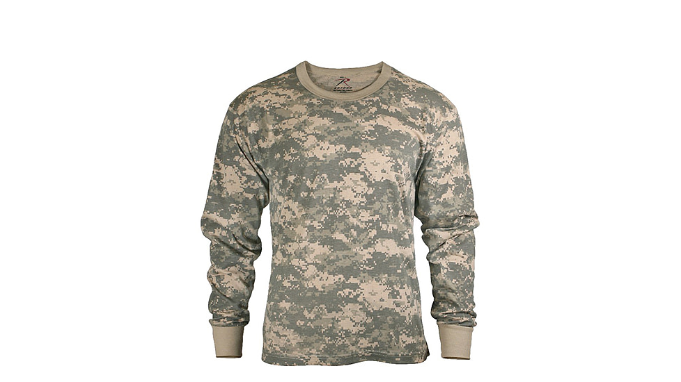 Rothco Long Sleeve Digital Camo T-Shirts, ACU Digital Camo, XL, 6385-ACUDigitalCamo-XL