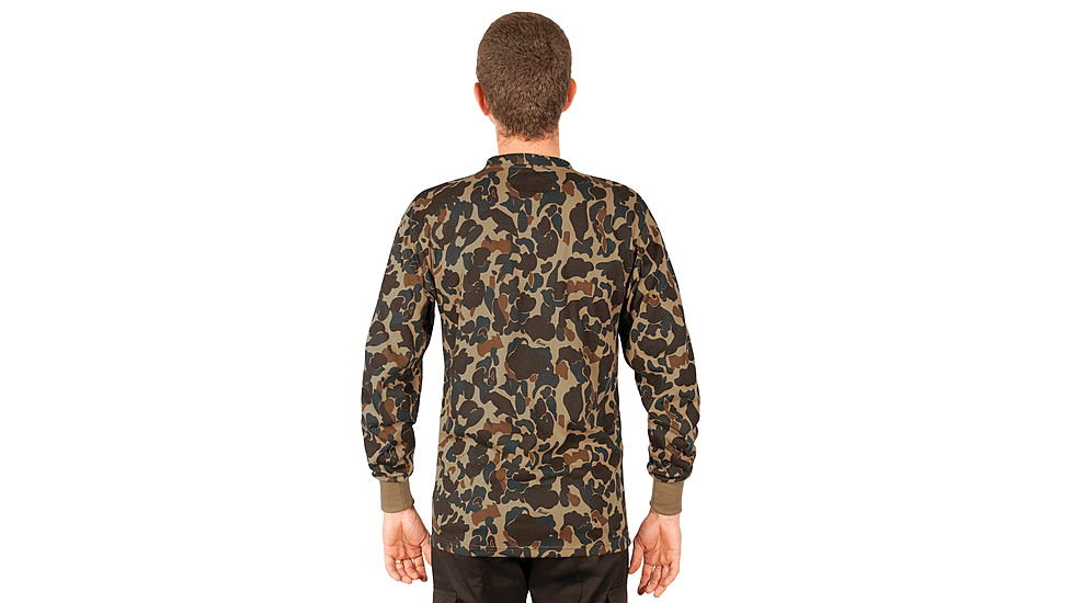 Rothco Long Sleeve Henley T-Shirt - Mens, Fred Bear Camo, Medium, 21050-FredBearCamo-M