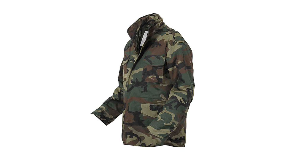 Rothco M-65 Camo Field Jacket, Woodland Camo, 5XL, 8431-WoodlandCamo-5XL