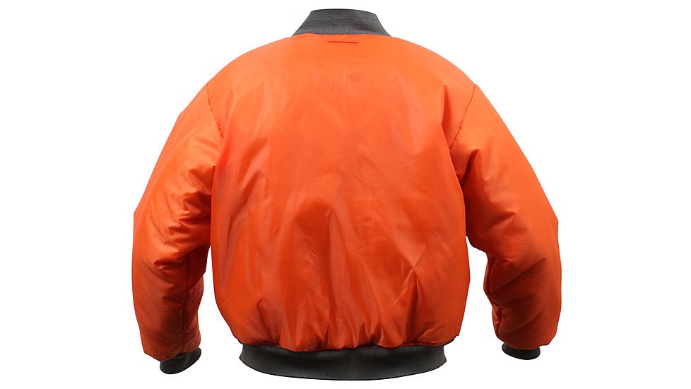 Rothco MA-1 Flight Jacket, Black, Small, 7324-Black-S