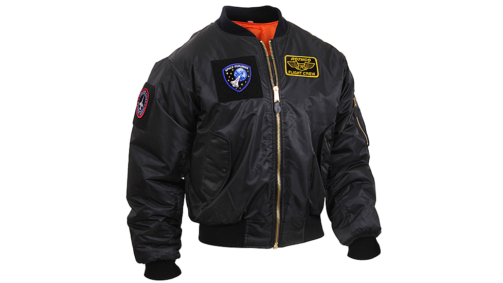 Rothco MA-1 Flight Jacket with Patches, Sage Green, 4XL, 72420-SageGreen-4XL