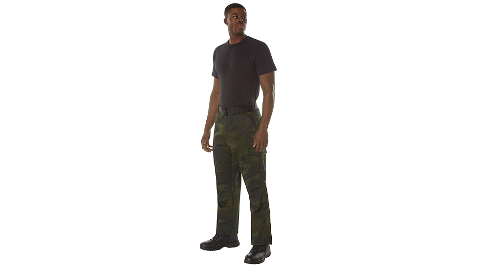 Rothco Midnight Camo Tactical BDU Pants, S 27in-31in Waist, Midnight Black Camo, 12012-MidnightBlackCamo-S27-31Waist