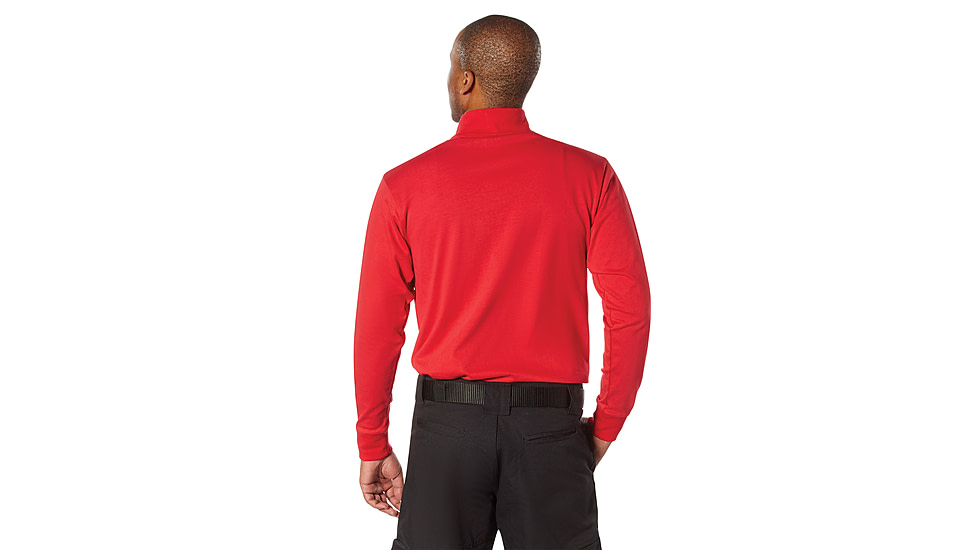 Rothco Mock Turtleneck - Mens, Red, Large, 34060-Red-L