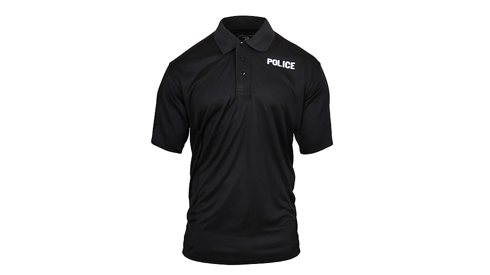 Rothco Moisture Wicking Public Safety Polo Shirt, XL, 3282-Police-XL