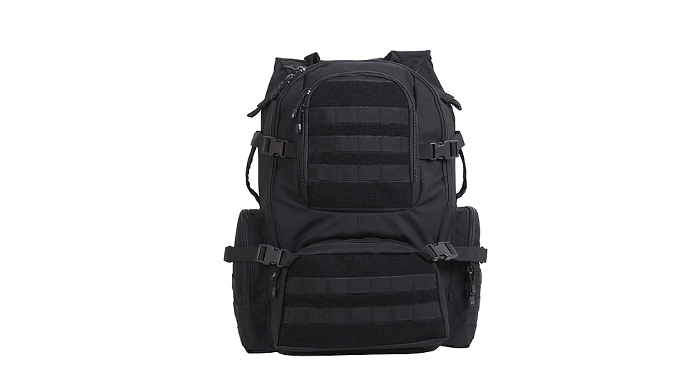 Rothco Multi-Chamber MOLLE Assault Pack, Black, 25500-Black