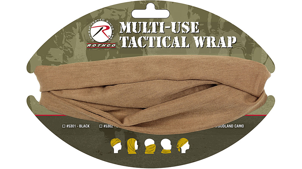 Rothco Multi Use Tactical Wrap, Coyote Brown, 5302-CoyoteBrown