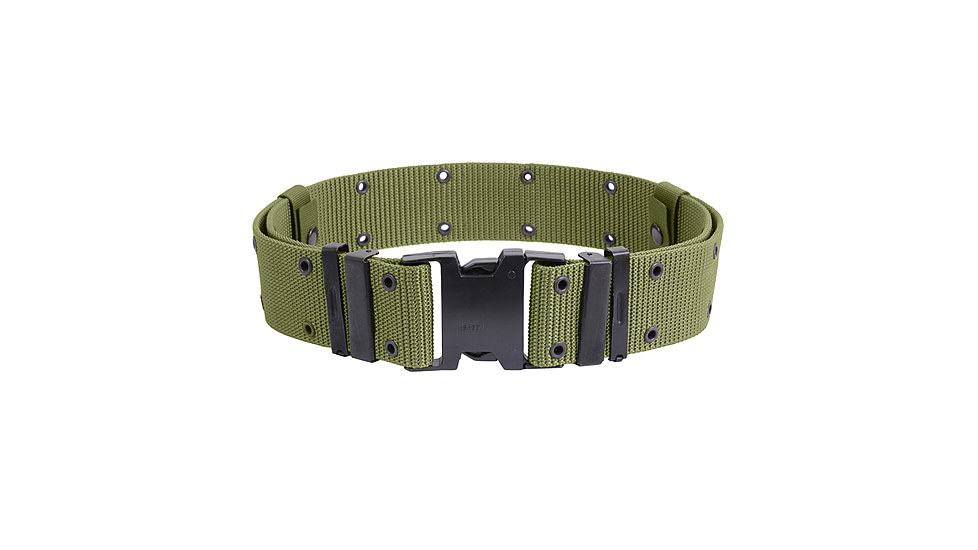Rothco New Issue Marine Corps Style Quick Release Pistol Belts, Olive Drab, M, 9077-OliveDrab-M