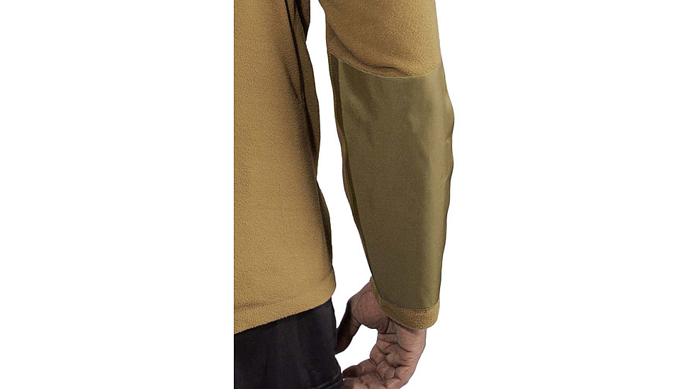 Rothco Quarter Zip Fleece Pullover - Mens, Coyote Brown, Small, 97345-CoyoteBrown-S