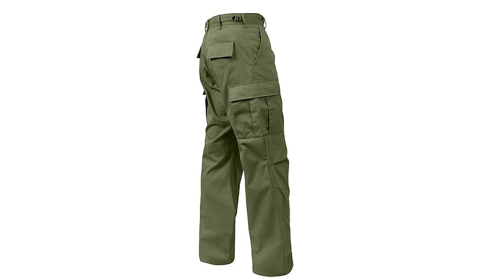 Rothco Relaxed Fit Zipper Fly BDU Pants, Olive Drab, XL, 2926-OliveDrab-XL