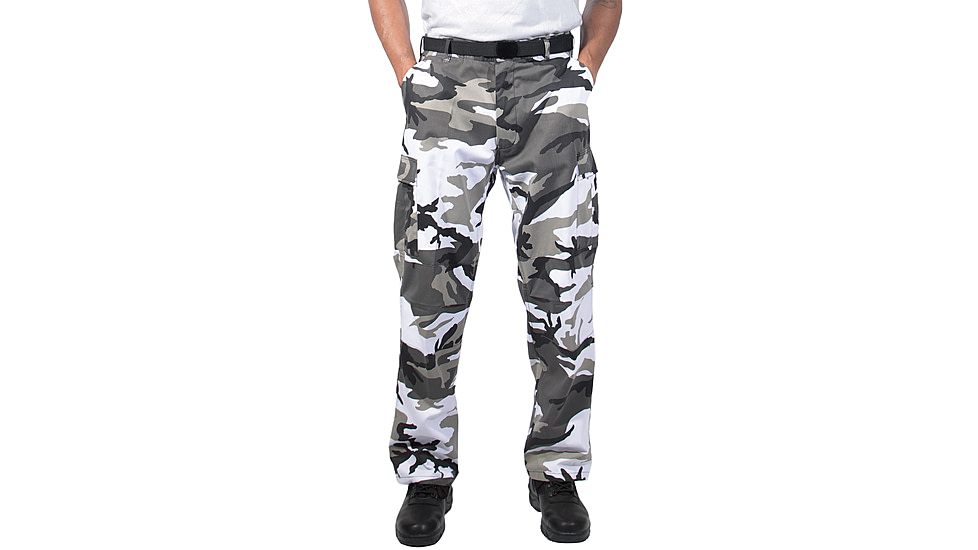 Rothco Relaxed Fit Zipper Fly BDU Pants, City Camo, Extra Small, 23-27in Waist, 29420-CityCamo-XS23-27Waist