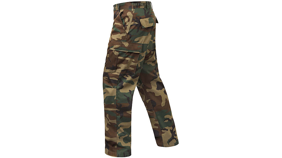Rothco Relaxed Fit Zipper Fly BDU Pants, Woodland Camo, Extra Large, 2941-WoodlandCamo-XL