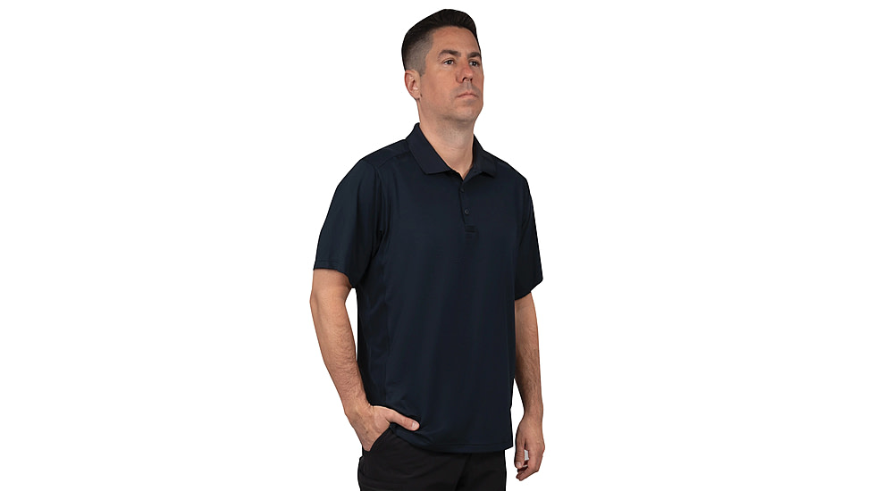 Rothco Short Sleeve Tactical Performance Polo - Men's, Dark Navy, Small, 77330-DarkNavy-S