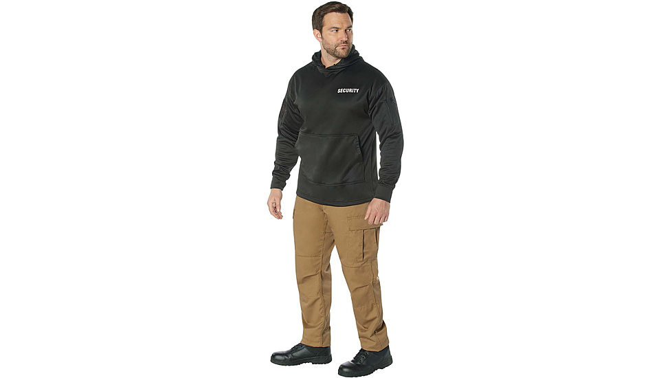 Rothco Security Concealed Carry Hoodie, Black, S, 2060-Sm