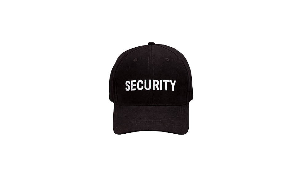 Rothco Security Supreme Low Profile Insignia Cap, Black/White, 9282-BlackWhite