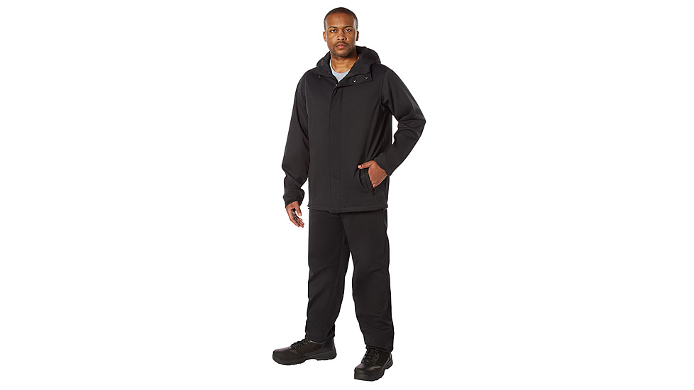Rothco Shadow Ops Waterproof Rain Jacket, S, 40250-S