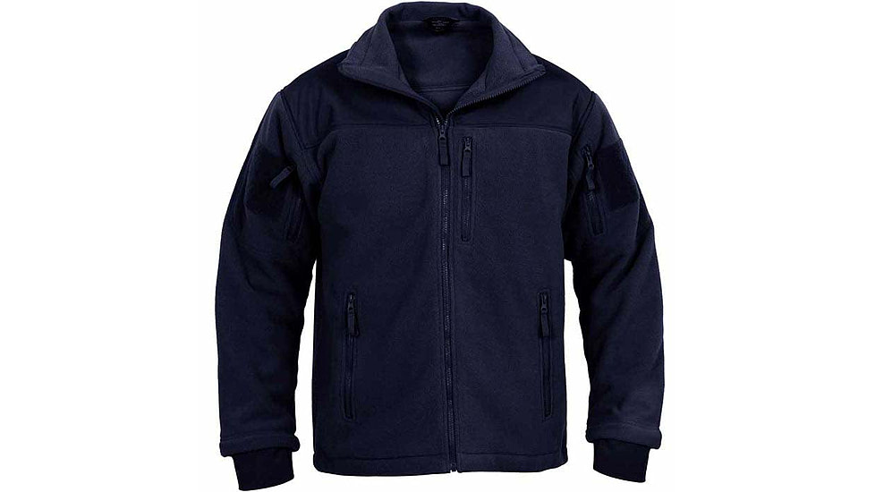 Rothco Spec Ops Tactical Fleece Jacket - Mens, Midnight Navy Blue, Extra Large, 96690-MidnightNavyBlue-XL