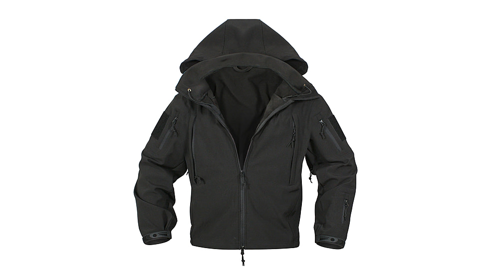 Rothco Special Ops Soft Shell Jacket - Mens, Black, Small, 9767-Black-S