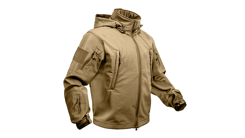 Rothco Special Ops Soft Shell Jacket - Mens, Coyote Brown, Large, 9867-CoyoteBrown-L