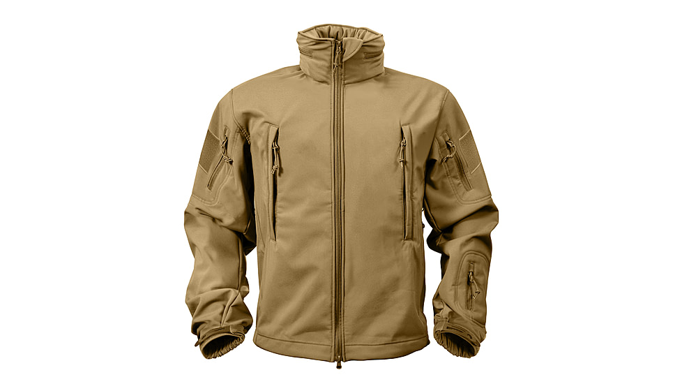 Rothco Special Ops Soft Shell Jacket - Mens, Coyote Brown, Large, 9867-CoyoteBrown-L